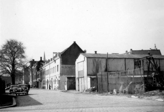 De Scheepstimmermanskade in de jaren '50 