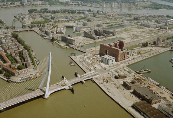 Kop van Zuid Erasmusbrug Wilhelminapier Noordereiland