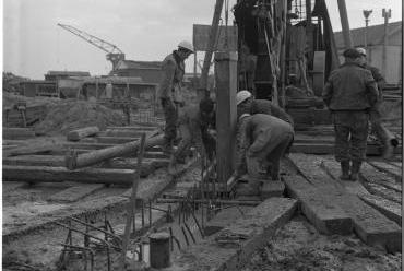 Bouwwerkzaamheden in 1965