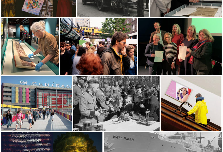 Compilage van foto's van momenten uit 2025