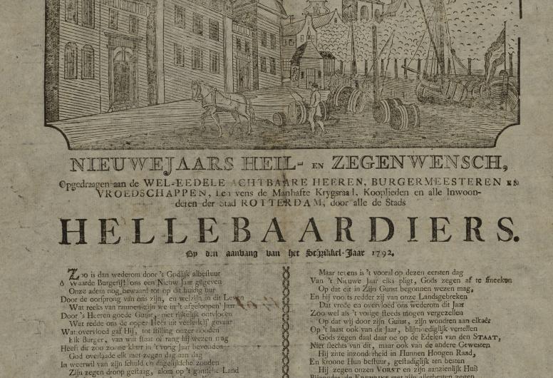 Heil en zegenwensch Hellebaardiers 1792