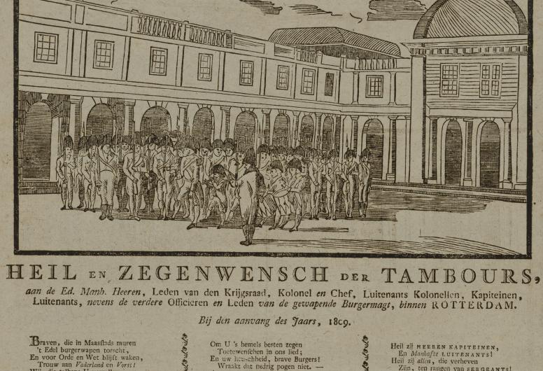 Heil en zegenwensch Tambours 1809