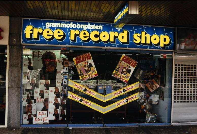 Etalage Free Recordshop