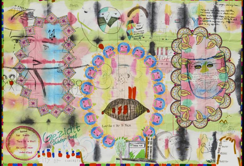 Face behind the face, 2024. Take-A-Way Collectief