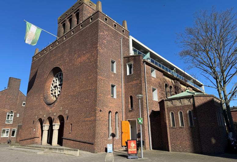 De Baumannkerk in 2026 met horeca en appartementen.