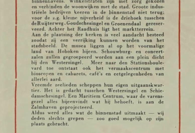 alles op zijn plaats -gedeelte van folder voor en nieuw stadshart 2/4