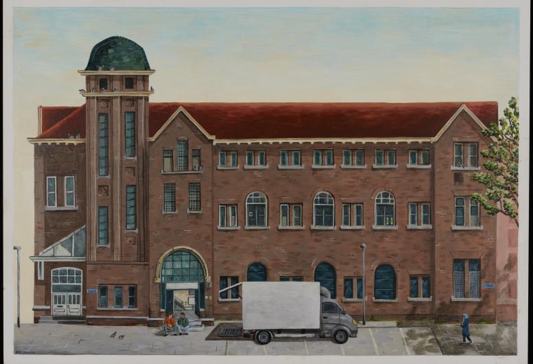 Stadstekenaar 2022 Kazuma Eekman Tijdelijk beheer, oud schoolgebouw aan de Hammerstraat met atelierruimten